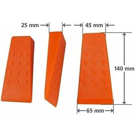 Cales, cales forestières en plastique ABS de 140 mm (3 pièces) (1/3)