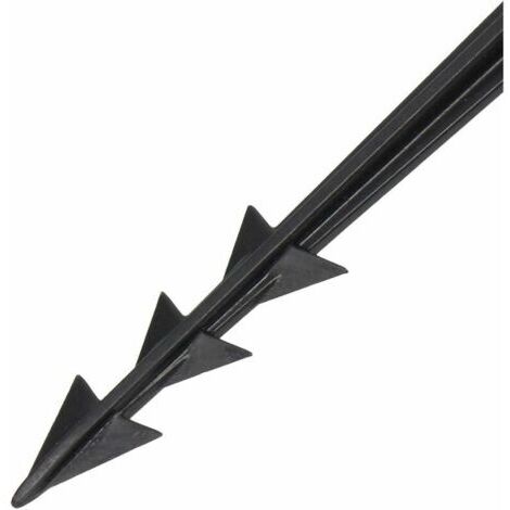 Lot de 100 bornes de jardin pour la fixation de toiles de paillage. (1/4)