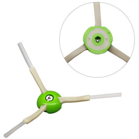 Accessoires pour aspirateurs robots iRobot séries i7, i7+, E5 et E6 : brosse principale, brosse latérale et kit de filtre. (1/4)