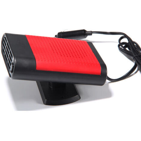 Chauffage de voiture : Petit chauffage électrique multifonctionnel pour une utilisation hivernale, idéal pour le dégivrage et le désembuage des véhicules. Dimensions : 15 x 11 x 7,5 cm (1/2)