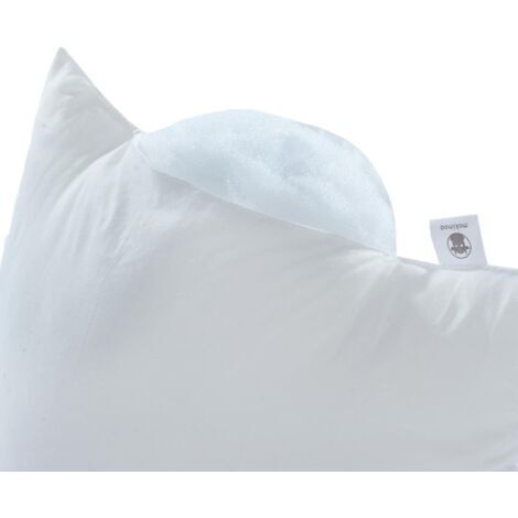 Un ensemble de 2 coussins de garnissage, 45 x 45 cm, comprend une housse de coussin, un coussin intérieur et un rembourrage. (1/3)