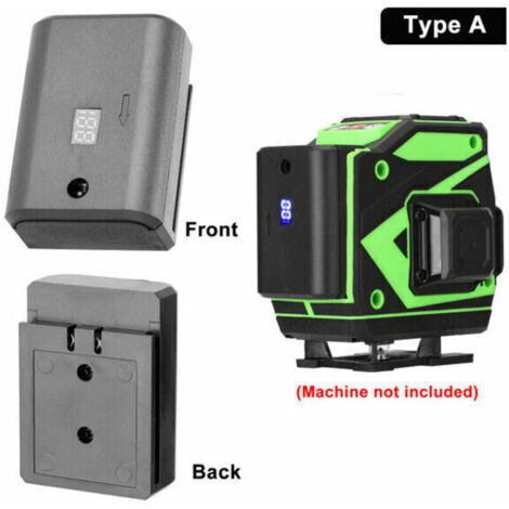 Niveau laser, batterie lithium rechargeable haute capacité, indicateur de niveau laser universel, batterie lithium dédiée - Type A, TRIMEC