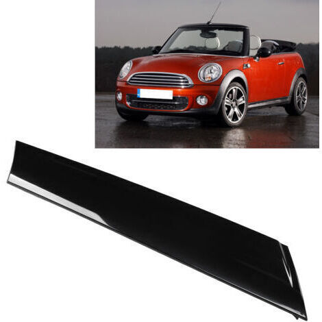 Garniture de montant de pare-brise gauche noire – Compatible avec Cooper R55 R56 R57 – Matériau durable et résistant aux rayures – Installation facile – 51137272583 (1/3)
