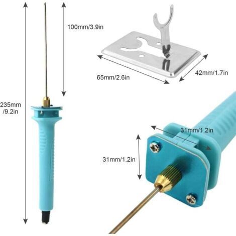 Machine de découpe de mousse professionnelle, ensemble d'outils de découpe de mousse électrique de 10 cm, 100-240 V, 18 W, fabrication artisanale. (1/3)