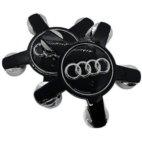 Ensemble de 4 enjoliveurs de roue pour Audi A3, A4L, A5, A6L, A8L, Q3, Q5  enjoliveurs de roue, accessoires auto, 135 mm, noir.