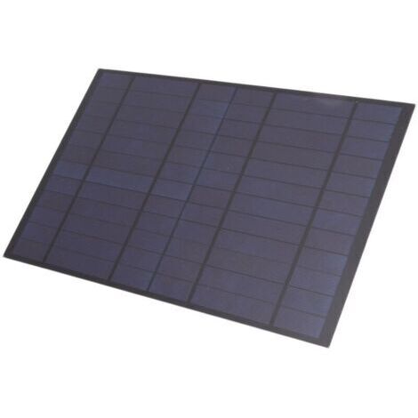 Chargeur portable à panneau solaire en silicium polycristallin 6 V 10 W, idéal pour le camping, la randonnée et l'alpinisme. (1/3)