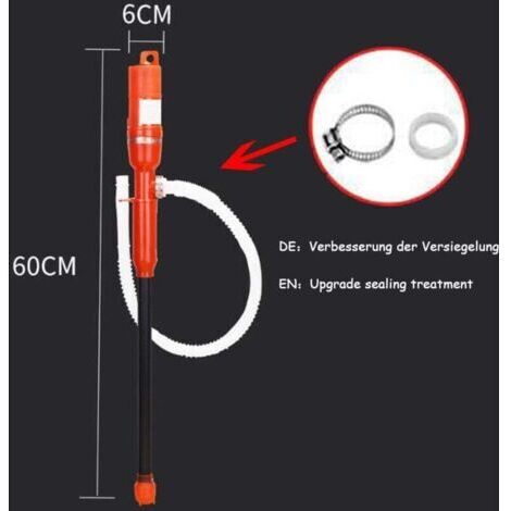 Pompe de transfert électrique USB 12V, adaptée à l'essence, au diesel, à l'huile moteur et à l'eau. (1/3)