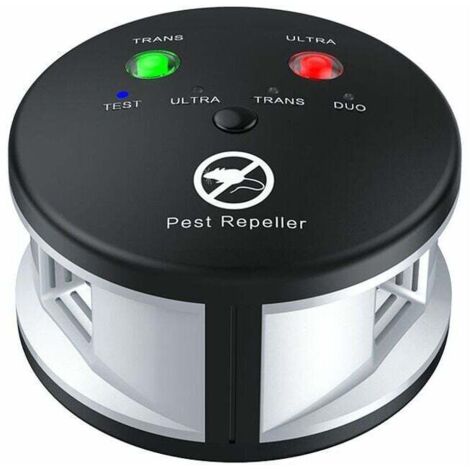 Triple répulsif à ultrasons pour souris, rats, rongeurs, écureuils (1/5)