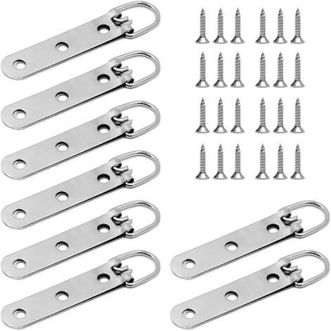 LaBlanc - 4pcs Pied De Lit À Visser Metal Pieds Pour Sommier À Lattes Universel Pieds De Meubles Noir, Pieds De Sommier Sans Perçage, Reglable Hauteur: 20cm(+2cm), Carré 3x3,5cm