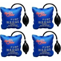 Coussins de levage gonflables pour voitures, pompe à air auto-assemblable, chaque coussin peut supporter 300 kg, coussins de levage robustes pour meubles (paquet de 4).