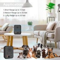 Dispositif anti-aboiements pour chiens, dispositif anti-aboiements à ultrasons, dispositif anti-aboiements automatique à ultrasons, étanche, convient aux chiens de petite et de grande taille.