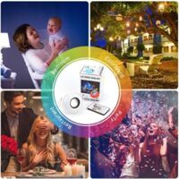 Ampoule LED musicale, enceinte Bluetooth E27, ampoule RGB à changement de couleur