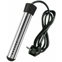 Ce chauffe-eau électrique à immersion de 3000 W convient aux piscines, étangs, seaux, etc., et est un chauffe-eau portable.
