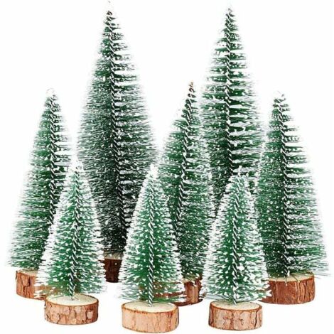 Mini sapin de Noël artificiel, sapin de Noël miniature pour l'intérieur, décoration de table (1/5)