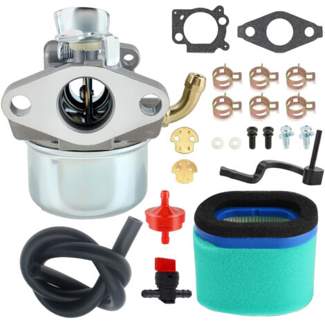 Kit carburateur pour moteurs de tondeuses à gazon Briggs & Stratton 798653 697354 790290 791077 698860 avec filtre à air (1/5)