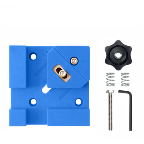 Multifonctions à 90 degrés adaptées pour la menuiserie en bois et l'installation de fixations d'ébénisterie, assemblage de meubles（Bleu） (1/5)