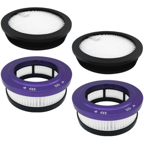Kit de remplacement de filtre compatible avec aspirateur Anyson Stars 5 45000Pa/550W/70min sans fil, lavable et réutilisable, 2 pré-filtres, 2 post-filtres (1/5)