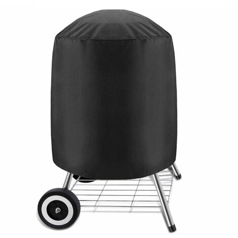 Housse imperméable pour Barbecue -Rond Housse Barbecue,Housse Barbecue Étanche en Tissu Oxford 210D -Housse de Protection Anti-Ultraviolet pour BBQ(58x77cm) (1/5)