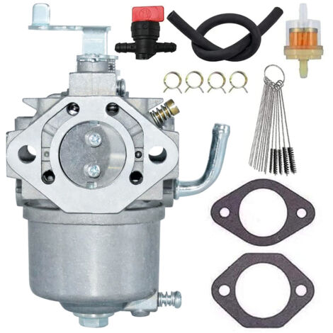 Kit carburateur Robin EY28, compatible avec générateur EY280 7,5 HP (référence : 234-62551), avec kit de nettoyage de tuyau et joint (1/4)
