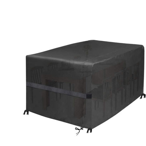 Housse Salon de Jardin, 242x162x100cm Housse de Protection imperméable pour Meubles de Jardin, 420D Oxford Tissu Housses de meubles de jardin Anti-UV, Résistance au Vent (1/5)