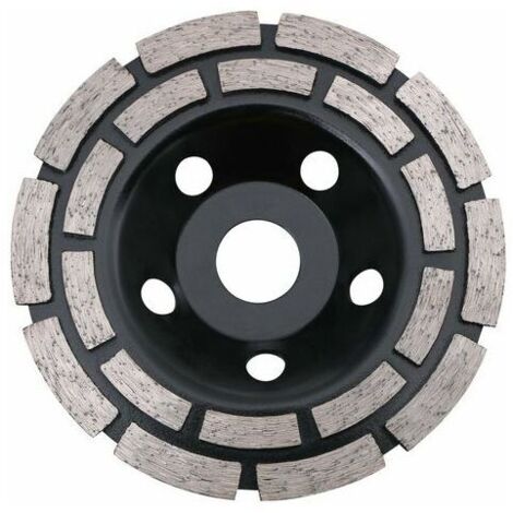 Disque Diamant, Diamant à Meuler 125 mm à Meuler le Béton, Meule Diamantée Universelle pour Poncer Béton, Pierre, Granit Chape, Maçonnerie, Usage Universel-- (1/5)