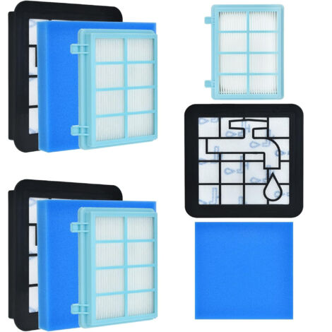 3 pièces Kit de filtre de remplacement pour Philips FC9331 FC9332 FC8010 Ensemble de filtre en mousse de moteur lavable (1/5)