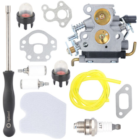 Carburateur avec Tournevis de Réglag Filtre à Air pour Husqvarna 235 235E 236 236E 240 240E C1T-W33 4 Zama Tronçonneuse Remplace 574719402 545072601 (1/4)