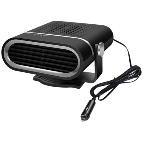 (24 V noir) chauffage de voiture haute puissance portable hiver pare-brise de voiture désembuage et désembuage chauffage de voiture (1410.5 cm)