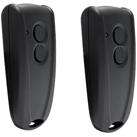 Télécommande de porte de garage 433 MHz 2 pièces, compatible avec la télécommande de porte de volet roulant sans fil à 2 boutons RSE2 RSC2 (1/4)
