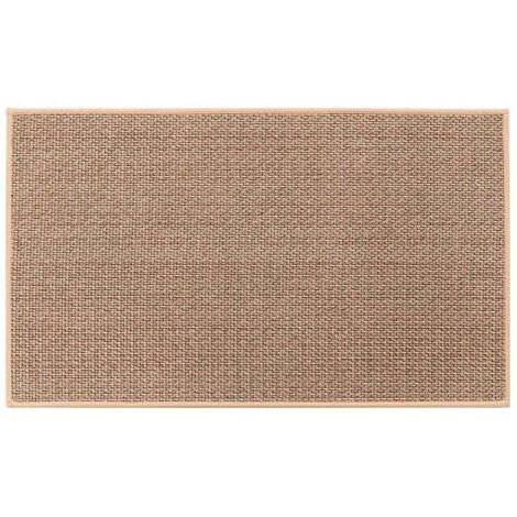 Tapis de cuisine - Tapis d'évier en caoutchouc antidérapant lavable, couleur jute (1 pièce pour 44 x 75 cm) (1/5)