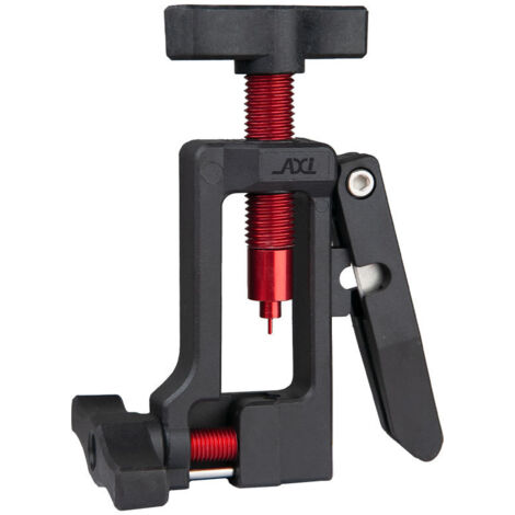 vélo hydraulique frein à disque，huile aiguille pilote outil tuyau coupe câble，noir et rouge (1/5)