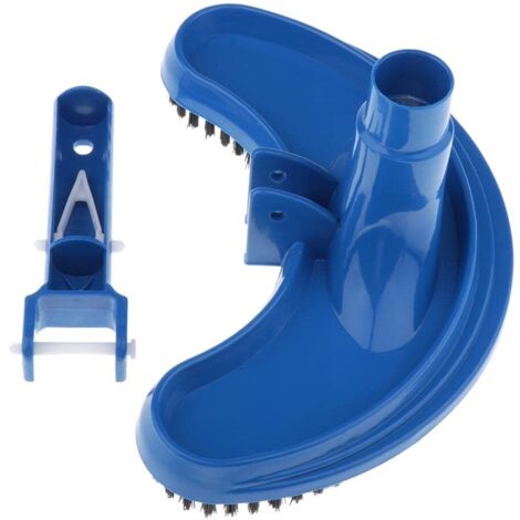Fournitures de nettoyage de piscine Tête d'aspiration de nettoyage de piscine Outil de nettoyage de piscine Écumoire de piscine Brosse de piscine d'angle en arc (1/5)