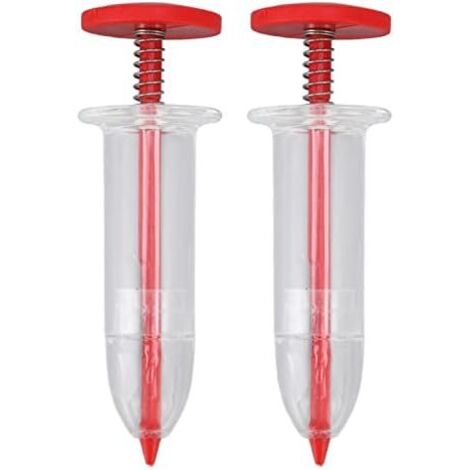 CSPARKV 2pcs Distributeur de Graines Semeur de Graines Portatif - Planter des Graines Facilement Outil de Semis de Semences pour l'ensemencement Horticole (1/5)