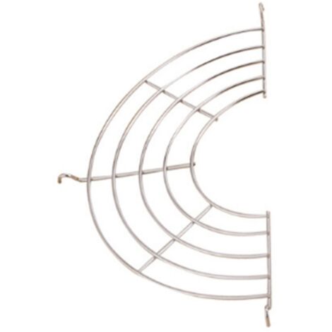 Égouttoir à huile semi-circulaire en acier inoxydable, support à vapeur polyvalent pour épissure, support de vidange d'huile de friture de cuisine, support d'isolation (1/5)