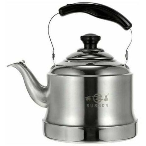Bouilloire siffante - 2L - Ergonomique - Poignée en Acier Inoxydable - Théière d'eau bouillante - Boisson contenant plus chaud - Avec passoire - Pour la maison - Gaz cuisinière (1/4)