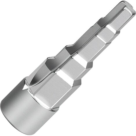Clé de montage étagée,Clé étagée universelle avec Douille Carrée 1/2" pour Sanitaires et Radiateurs Cliquet Radiateur de Chauffage Monté en Robinet Embout à étages (1/5)