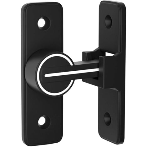 CSPARKV Verrou Porte Coulissante Lumineux, Loquet De Serrure De Porte À 90 Degrés Verrou Serrure De Fermeture Porte Interieure Coulissante De Lumineux, Antivol Porte Coulissante (1/4)