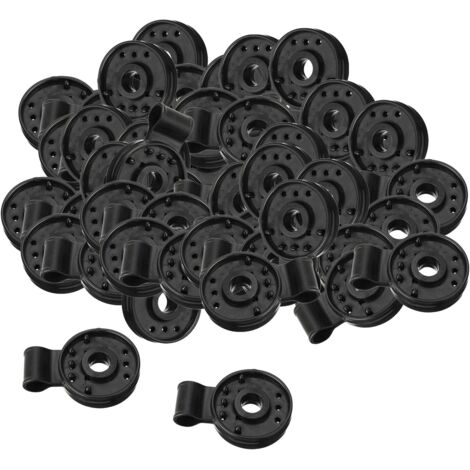 CSPARKV 50Pcs Clips de bâche - Pince de Serrage pour auvent Coupe-Vent - Accessoire de Clips de Tente pour Camping, bâches, Toile d'ombrage de (1/5)