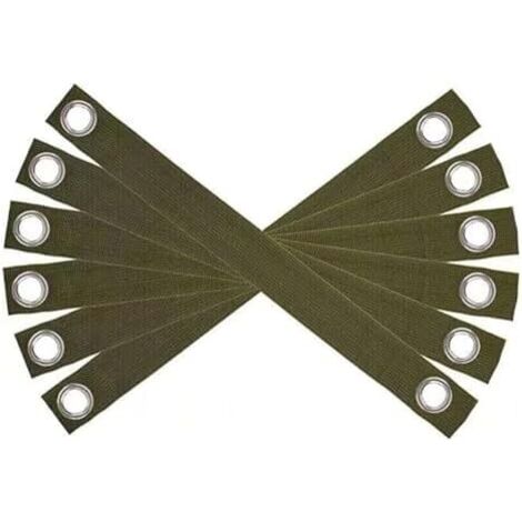 CSPARKV 40x3.8cm Liens de jardinage pour ligaturesSangle de support de fixation d'arbre pour la plantation de semis et la sangle de redressage d'arbre de protection contre les ouragans (6 pièces) (1/5)