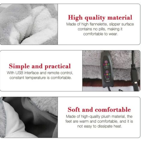 Chauffe-Pieds Électrique, Chauffage Électrique des Pieds avec 6