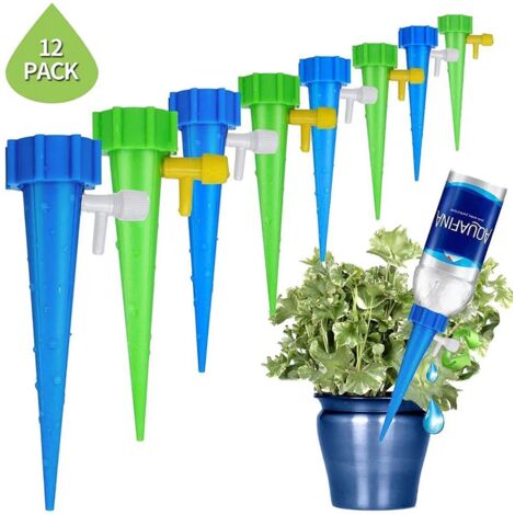 Arrosage Des Plantes 12 Pointes D'arrosage Système D'arrosage Réglable Pour L'arrosage Des Plantes Et Des Fleurs Idéal Comme Système D'arrosage De Vacances (12 Pièces) (1/5)