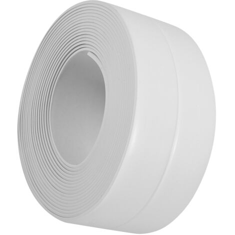 Baignoire auto - adhésive et mur bande d'étanchéité évier bord de bassin cuisine décorative (№ 2 blanc 38mm X 3.2m) (1/4)