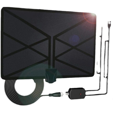Antenne TV numérique HDTV amplifiée d'intérieur de 960 miles pour téléviseur avec 4K UHD 1080P DVB-T Freeview TV pour des chaînes locales diffusées à vie comme indiqué (1/4)