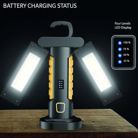 Lampe Frontale COB LED Rechargeable – étanche, Pour Travail Extérieur/bricolage