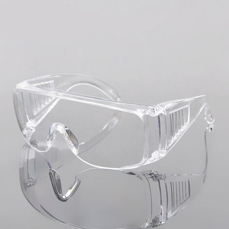 CSPARKV (15×6×2cm)10 Paires de Lunettes de sécurité Anti-buée pour l'agriculture, l'industrie et Le Laboratoire (1/3)