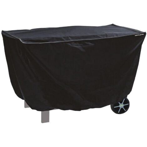 Housse pour barbecue/plancha - Rectangulaire - Déperlante et imperméable - Dimensions: L.125xl.60xH.80cm (moyenne) - Noir (1/4)