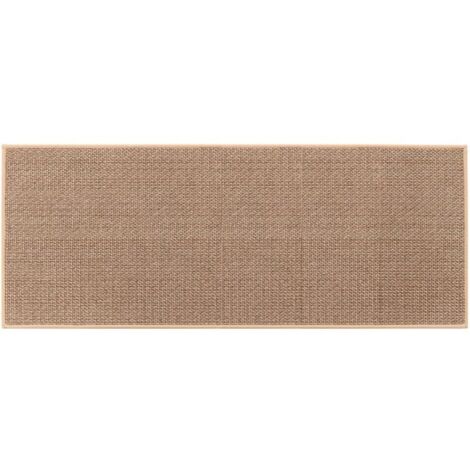 Minkurow – Tapis de cuisine antidérapant et lavable 44x120cm – Tissage lin avec dos en caoutchouc – Résistant à la saleté et à la moisissure