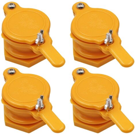 CSPARKV 4 PCS Robinet Extracteur de Miel de Vanne de Miel en Nylon Ruche Abeille de Robinet de Miel pour Apiculteur Outil D'éQuipement D'Apiculture (1/5)