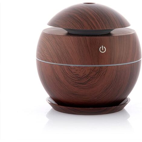 CSPARKV Mini Humidificateur Diffuseur d'Aromes Dark, Silencieux, Ultrasonique, Lumière LED Multicolore, 200ml, ABS, Multicolore (1/3)