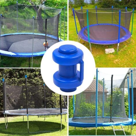 8 Capuchons De Protection Pour Poteaux De Trampoline – Diamètre 25 Mm – PP Robuste – Noir – Sécurité Anti-abrasion